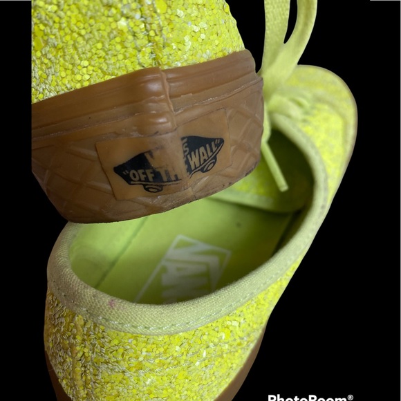 vans ice cream glitter Gatorade green Lace up skate shoes size 6 - Picture 6 of 8